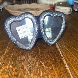 New Sterling Silver 925 made in the USA double picture frame.
